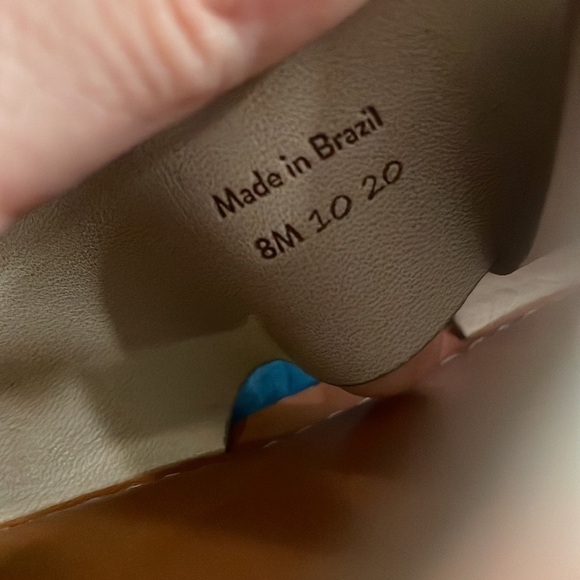 Brand New Jack Rogers Genuine Leather Slotted X-Band Slide Sandals Sloane - Picture 9 of 16